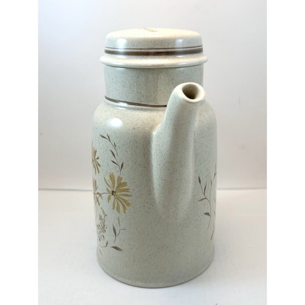 Royal Doulton Lambethware Sandsprite Coffee Pot & Lid LS 1013 Tea England MINT - Picture 4 of 8